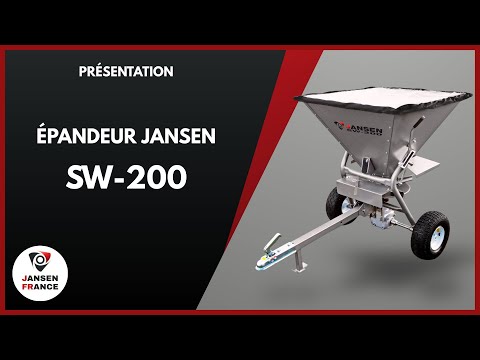 ❄️🌾 Épandeur tracté SW-200 : 200 L de capacité pour un épandage pro jusqu’à 8 m
