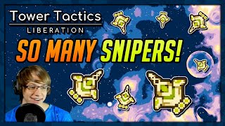 SO MANY Sniper Towers!!! | Tower Tactics: Liberation