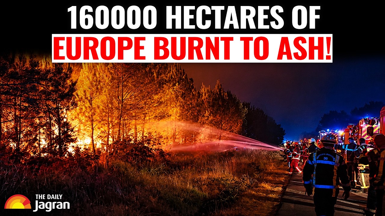 'ATOMIC BOMB' Intensity WILDFIRE! | France + ItalyFire Displaces 300,000+