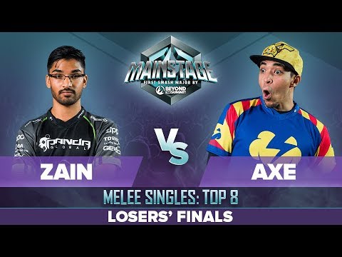 Zain vs Axe - Losers' Finals: Melee Singles - Mainstage | Marth vs Pikachu