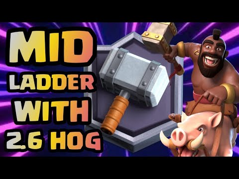 MID LADDER with 2.6 Hog Cycle deck - Mid ladder push with Hog Cycle