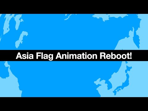 Asia Flag Animation Reboot Final Version(?)! (WFA 2025 2/6)
