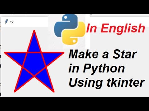 Canvas In Python How To Make Star Shape In Python Using Tkinter