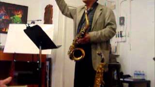 Ernie Watts shares his thoughts spirituality and music.wmv
