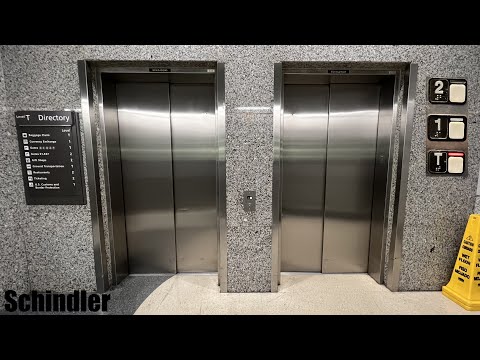 Long Bar! Schindler Traction Elevators @ Atlanta Airport Concourse E - Atlanta, GA