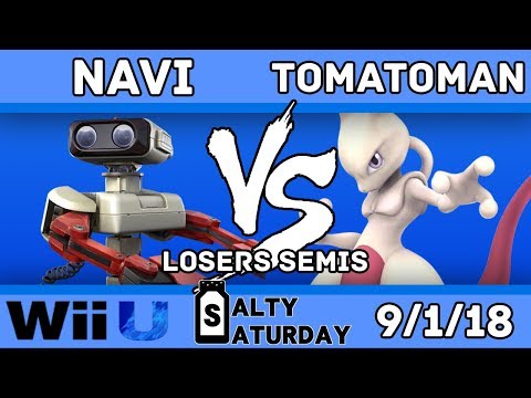 Salty Saturday #24 - TomatoMan (Mewtwo) VS. Navi (ROB) - SSB4 Losers Semis - Smash for Wii U