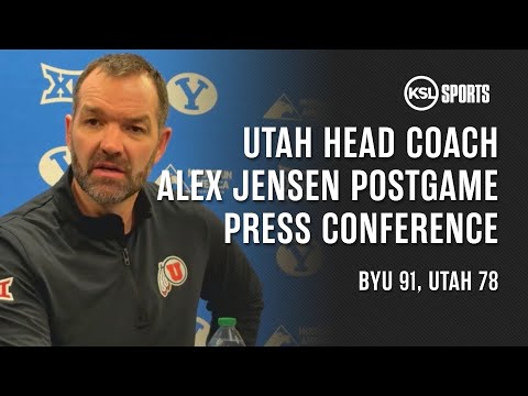 Utah Head Coach Alex Jensen Postgame Press Conference