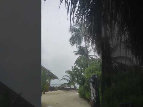 Rainy season in Maldives ☔⛈️ #mobilevideography #travel #maldives #indianocean #island #pocox5pro5g