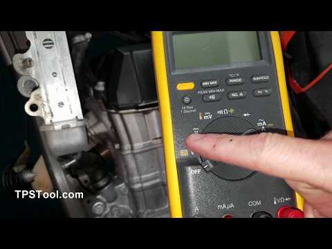 How to set your volt meter for adjusting a TPS (Throttle Position Sensor)