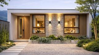 Casa Pequena em Terreno Estreito 7x20m | Ventilação Natural, Jardim e Integração