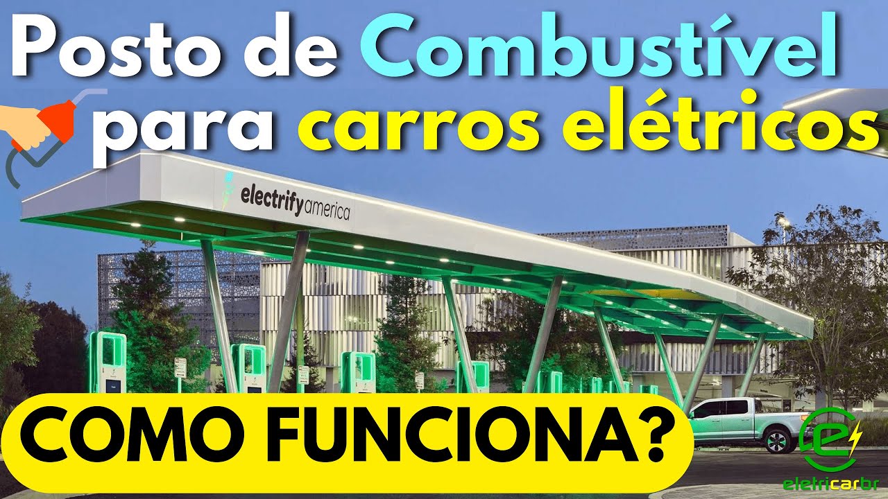 POSTO DE COMBUSTÍVEL SÓ QUE PARA CARROS ELÉTRICOS: Como Funciona