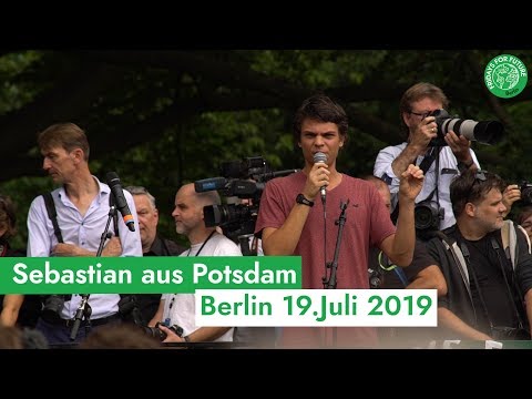 Demo Invalidenpark Berlin 19.07.2019 | Rede von Sebastian
