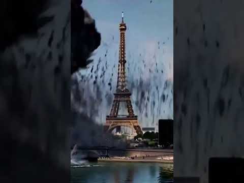 💥💣Paris Nuked Eiffel Still Alive 👀 #Ray2 #LumaAI #Paris #Nuke #Attack #War