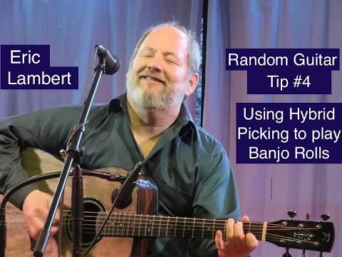 Random Guitar Tip #4 Using Hybrid Picking To Play Banjo Rolls