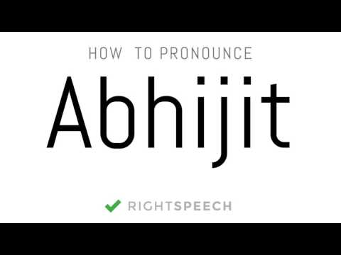 Abhijit - How to pronounce Abhijit - Indian Boy Name