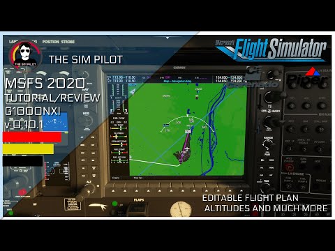 MSFS2020 | G1000NXI v 0.10.1 | EDITABLE FP ALTITUDES & MORE