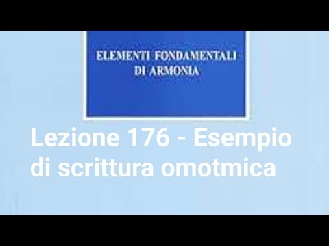 # 176 - Esempio di scrittura omoritmica