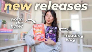 reading NEW RELEASES for a week (highly anticipated) 📚💕 + doing book stuff!