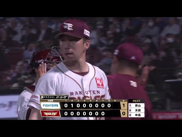 【8回表】粘投!! イーグルス・今野龍太 一死満塁のピンチ背負うも無失点で切り抜ける!! 2025年5月23日 東北楽天ゴールデンイーグルス 対 北海道日本ハムファイターズ