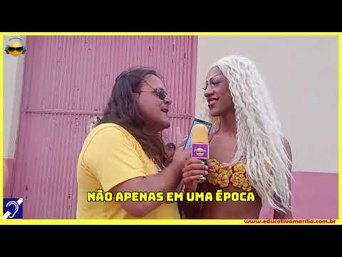 Tv educatíva Vinícius F M entrevista Bebe Stones Drag Show Performance @imbeb s na 6ª Parada LGBTQIAPN