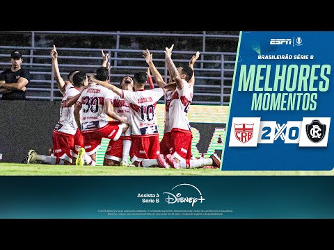 PEDRO ROCHA PERDE PÊNALTI, CRB vence Remo por 2 a 0 e COLA no G-4 da Série B | Melhores momentos