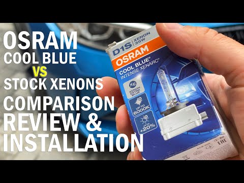 OSRAM COOL BLUE INTENSE XENON VS STOCK. They do make a difference! Installation, comparison! 4K