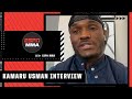 Kamaru Usman previews fight with Leon Edwards, talks about going up to light heavyweight | ESPN MMA