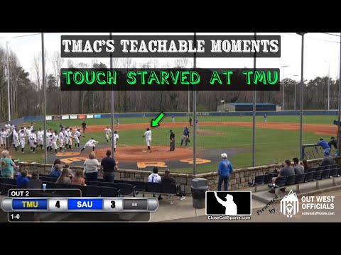 Teachable - TMU Baserunner Fails to Touch Home Plate During HR for 2nd Time This Season