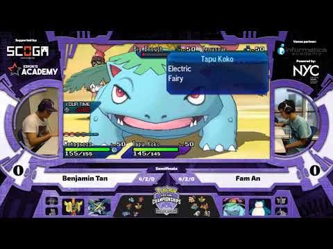 VGC18 MSS 5 Semifinals: Benjamin Tan vs Fam An