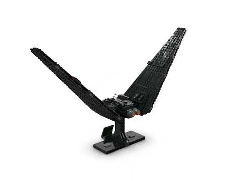 Gambar LEGO Star Wars Kylo Rens Command Shuttle Set 386 pcs 75406 - Hitam