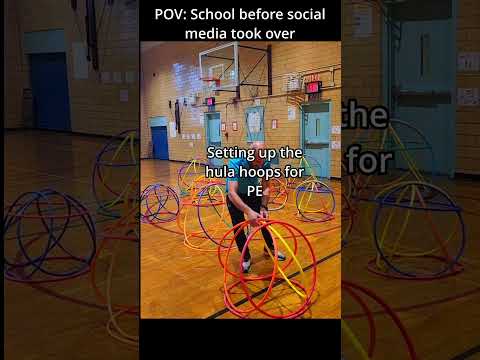 PE class gave me FLASHBACKS to simpler times 💙 #nostalgic #relatable #fypviralシ