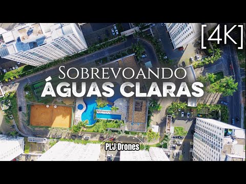 294 - 4K - Drone - Sobrevoando Águas Claras - Brasília - DF #aguasclaras #cidade #aguasclarasdf #df 