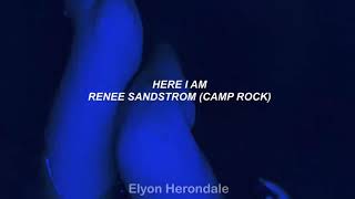 Here I Am - Renee Sandstrom/Camp Rock (Letra en Español)