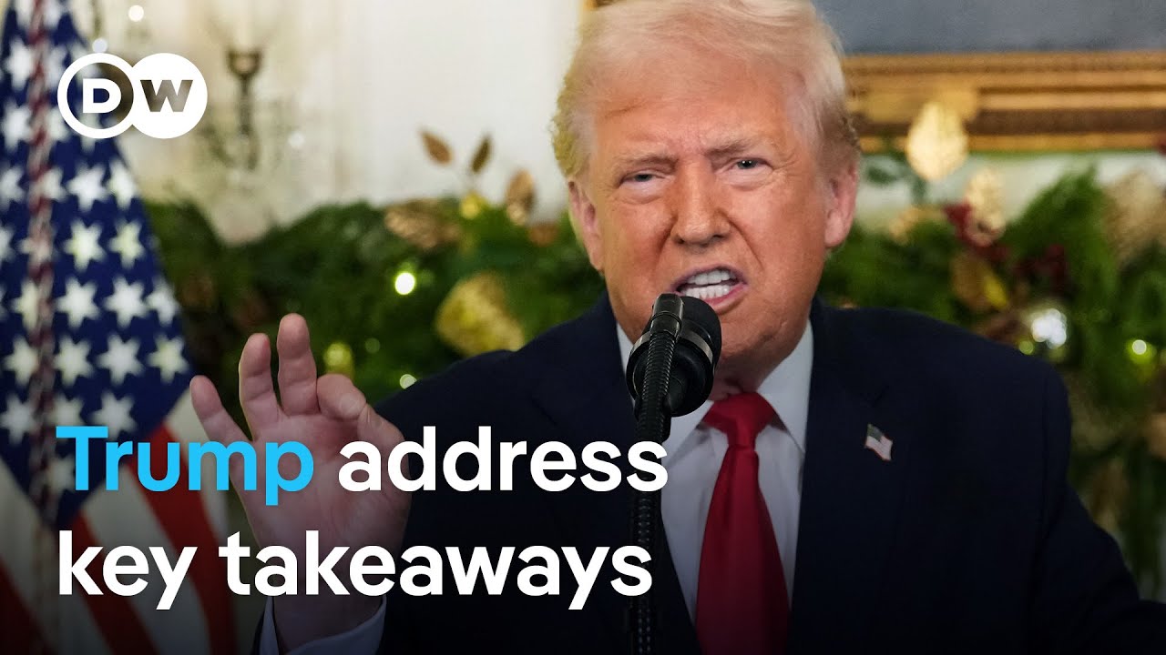 Donald Trump blames Democrats for US economic woes in National Address | DW News