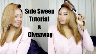 Chrissy Bales | Side Sweep Tutorial & Giveaway