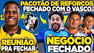 ANTIS em CHOQUE 😱 PACOTÃO de REFORÇOS no VASCO! REUNIÃO para BATER o MARTELO! ÚLTIMAS NOTÍCIAS 😱