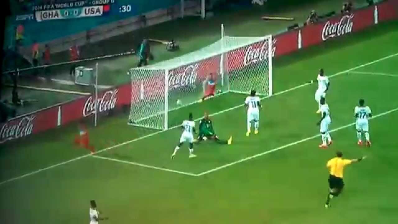 USA vs. Ghana 1st Gol (2014 FIFA World Cup)