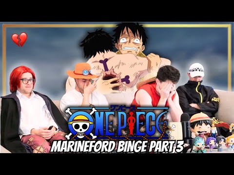 We Are HEARTBROKEN😭...We BINGED Marineford Part 3 Episodes 475-483 | FIRST TIME REACTION