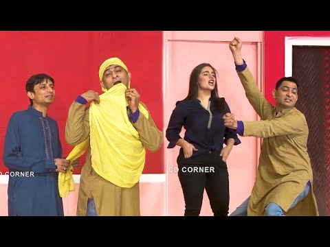 Amjad Rana with Maryam Khan and Zulfi | Comedy Clip | Stage Drama 2022 | Punjabi Stage Drama