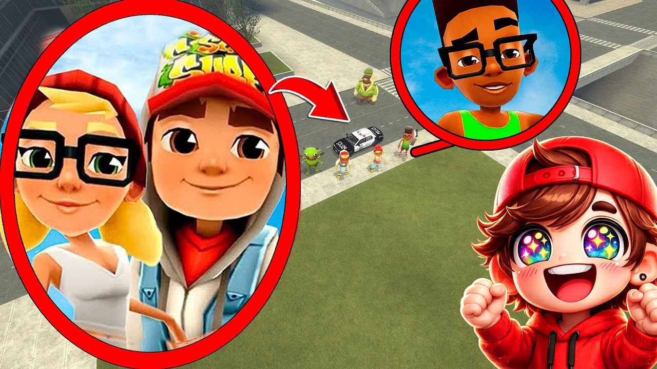 My drone CATCHES SUBWAY SURFERS in REAL LIFE in Garry's Mod