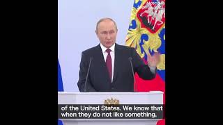 Putin: From Russia China to allies US imposes sanc