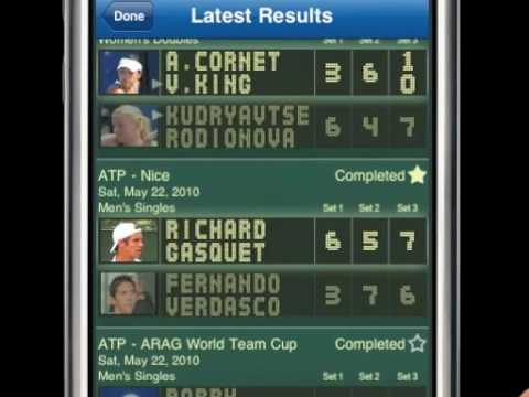 THE TENNiS APP - Live Scores