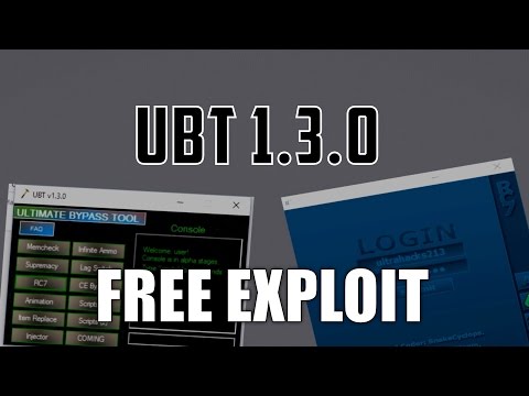 ROBLOX Exploit: UBT 1.3.0 *FREE* [PATCHED] CHECK NEW VIDEO