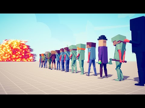 MINECRAFT FACTION vs EVERY GOD - Totally Accurate Battle Simulator TABS