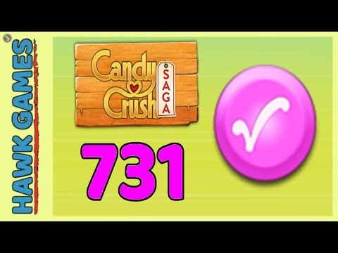 Candy Crush Saga Level 731 (Candy Order level) - 3 Stars Walkthrough, No Boosters