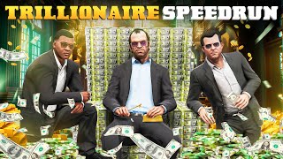 What's The Fastest You Can Become A TRILLIONAIRE In GTA 5? (World Record)