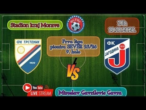 FK TRSTENIK PPT-GFK JAGODINA Prva liga pioniri 9.kolo FSRIS grupa sever