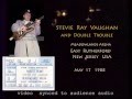 Stevie Ray Vaughan Video East Rutherford 1988 Dust My Blues