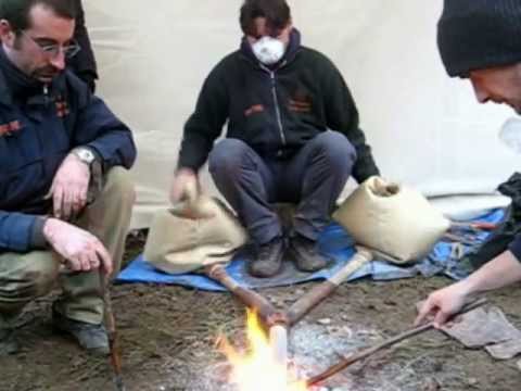 Experimental Archaeology: Sand casting of a Bronze Age sword