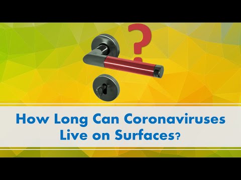 How Long Can Coronaviruses Live on Surfaces?
